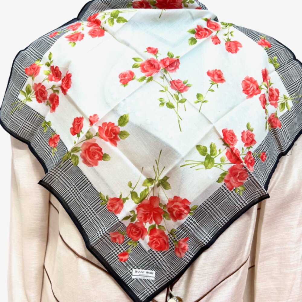 BUNDLE 4:  CELINE P-HANAE M-RENOMA-JP  MiniScarf/Handker Cotton/Silk 25" 21"(86 - Picture 13 of 15